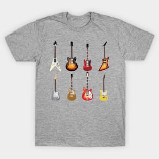 Vintage Electric Guitars T-Shirt